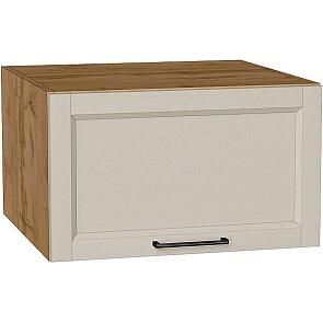 Шкаф верхний горизонтальный глубокий Сканди Cream Silkwood/Дуб Вотан 358*600*576