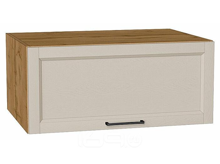 Шкаф верхний горизонтальный глубокий Сканди Cream Silkwood/Дуб Вотан 358*800*576