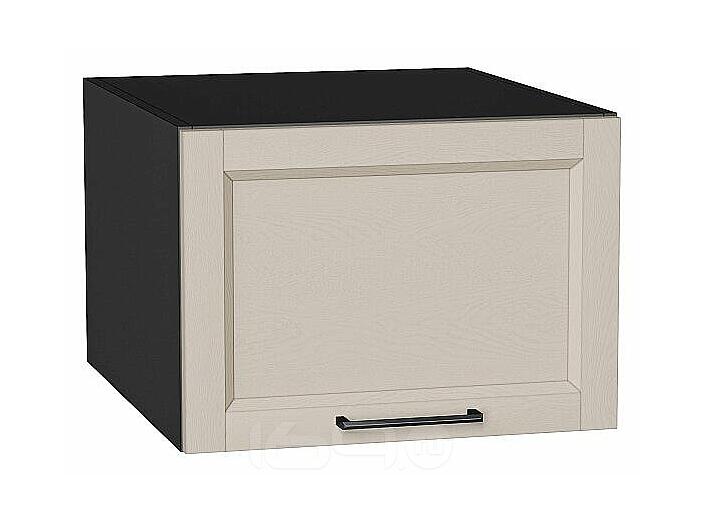 Шкаф верхний горизонтальный глубокий Сканди Cream Silkwood/Graphite 358*500*576
