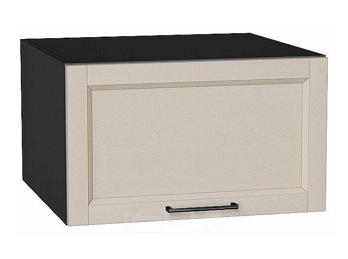 Шкаф верхний горизонтальный глубокий Сканди Cream Silkwood/Graphite 358*600*576