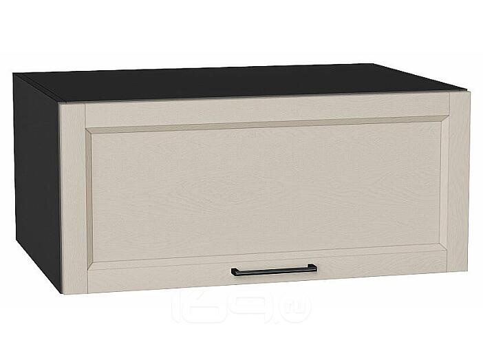 Шкаф верхний горизонтальный глубокий Сканди Cream Silkwood/Graphite 358*800*576