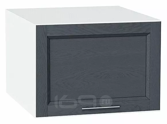 Шкаф верхний горизонтальный глубокий Сканди Graphite Softwood Белый 358*500*576