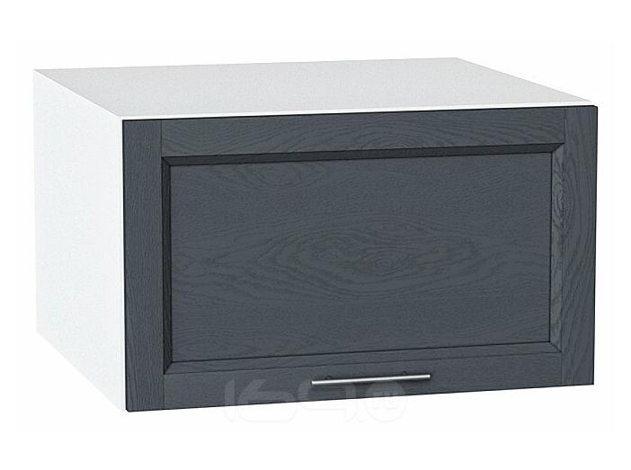 Шкаф верхний горизонтальный глубокий Сканди Graphite Softwood Белый 358*600*576