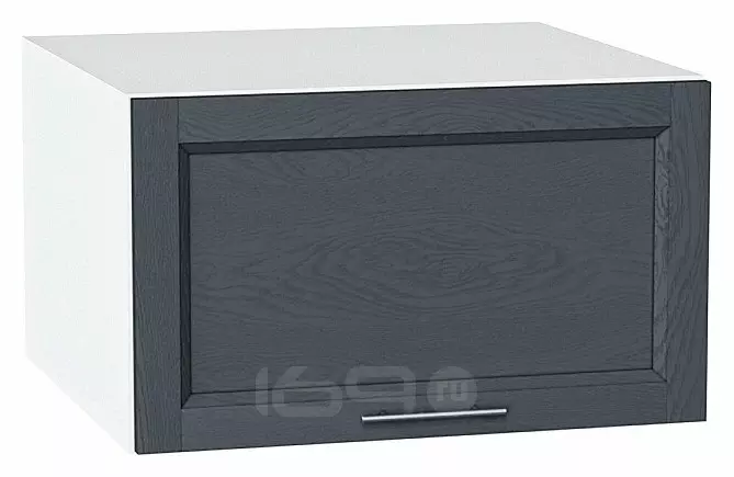 Шкаф верхний горизонтальный глубокий Сканди Graphite Softwood Белый 358*600*576
