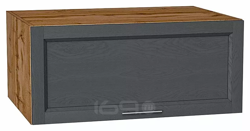 Шкаф верхний горизонтальный глубокий Сканди Graphite Softwood Дуб Вотан 358*800*576