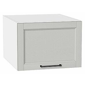 Шкаф верхний горизонтальный глубокий Сканди Grey Silkwood/Белый 358*500*576