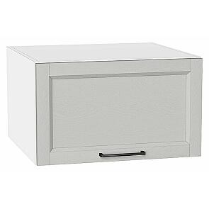 Шкаф верхний горизонтальный глубокий Сканди Grey Silkwood/Белый 358*600*576