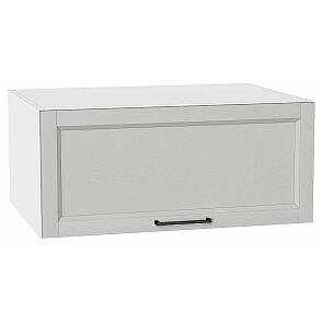 Шкаф верхний горизонтальный глубокий Сканди Grey Silkwood/Белый 358*800*576