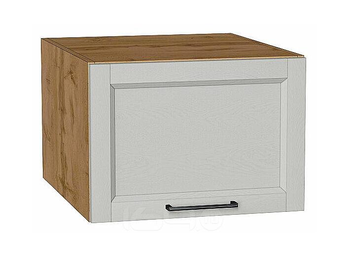 Шкаф верхний горизонтальный глубокий Сканди Grey Silkwood/Дуб Вотан 358*500*576