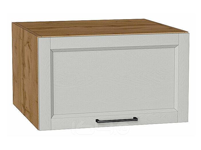 Шкаф верхний горизонтальный глубокий Сканди Grey Silkwood/Дуб Вотан 358*600*576