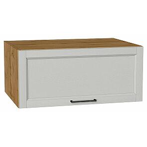 Шкаф верхний горизонтальный глубокий Сканди Grey Silkwood/Дуб Вотан 358*800*576