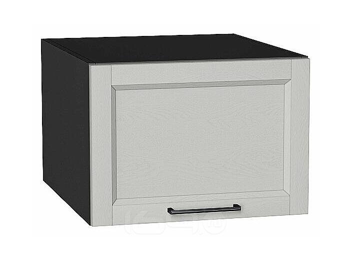 Шкаф верхний горизонтальный глубокий Сканди Grey Silkwood/Graphite 358*500*576