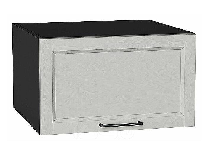 Шкаф верхний горизонтальный глубокий Сканди Grey Silkwood/Graphite 358*600*576
