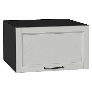 Шкаф верхний горизонтальный глубокий Сканди Grey Silkwood/Graphite 358*600*576