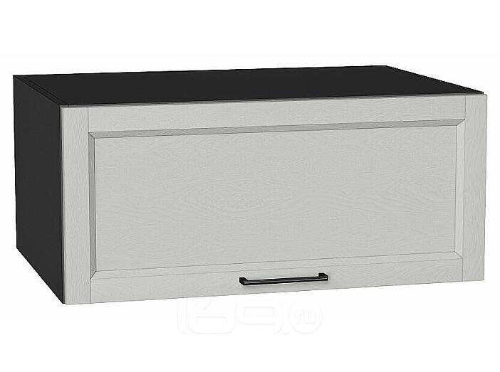 Шкаф верхний горизонтальный глубокий Сканди Grey Silkwood/Graphite 358*800*576