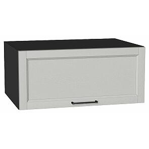 Шкаф верхний горизонтальный глубокий Сканди Grey Silkwood/Graphite 358*800*576