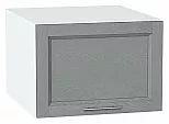 Шкаф верхний горизонтальный глубокий Сканди Grey Softwood Белый 358*500*576