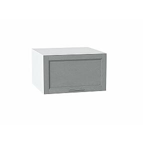 Шкаф верхний горизонтальный глубокий Сканди Grey Softwood Белый 358*600*576