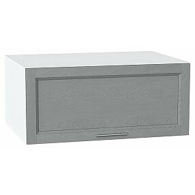 Шкаф верхний горизонтальный глубокий Сканди Grey Softwood Белый 358*800*576