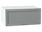 Шкаф верхний горизонтальный глубокий Сканди Grey Softwood Белый 358*800*576