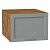Шкаф верхний горизонтальный глубокий Сканди Grey Softwood Дуб Вотан 358*500*576