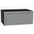 Шкаф верхний горизонтальный глубокий Сканди Grey Softwood Graphite 358*800*576