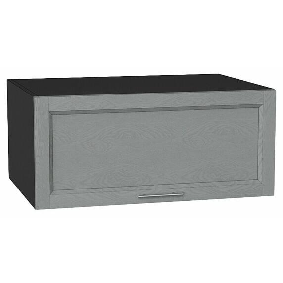 Шкаф верхний горизонтальный глубокий Сканди Grey Softwood Graphite 358*800*576