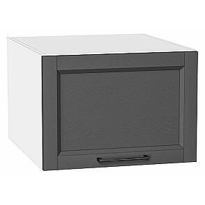 Шкаф верхний горизонтальный глубокий Сканди Stormy Silkwood/Белый 358*500*576