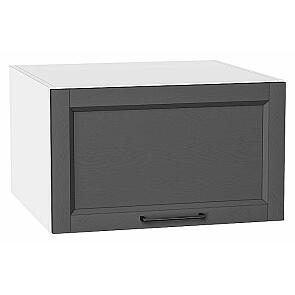 Шкаф верхний горизонтальный глубокий Сканди Stormy Silkwood/Белый 358*600*576