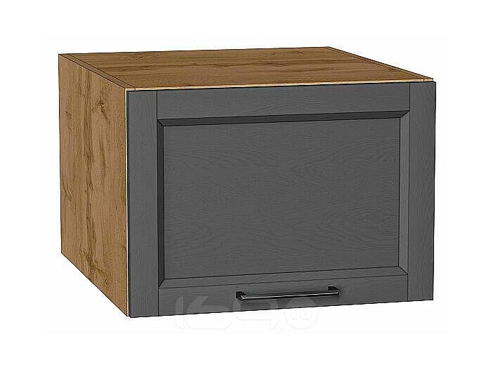 Шкаф верхний горизонтальный глубокий Сканди Stormy Silkwood/Дуб Вотан 358*500*576