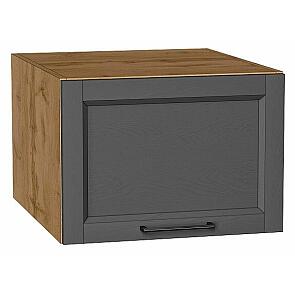 Шкаф верхний горизонтальный глубокий Сканди Stormy Silkwood/Дуб Вотан 358*500*576