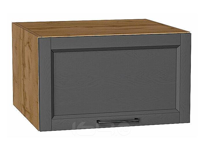 Шкаф верхний горизонтальный глубокий Сканди Stormy Silkwood/Дуб Вотан 358*600*576