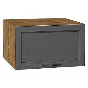 Шкаф верхний горизонтальный глубокий Сканди Stormy Silkwood/Дуб Вотан 358*600*576