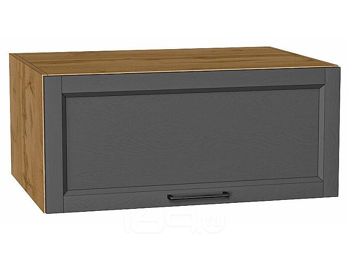 Шкаф верхний горизонтальный глубокий Сканди Stormy Silkwood/Дуб Вотан 358*800*576