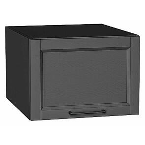 Шкаф верхний горизонтальный глубокий Сканди Stormy Silkwood/Graphite 358*500*576