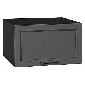 Шкаф верхний горизонтальный глубокий Сканди Stormy Silkwood/Graphite 358*600*576