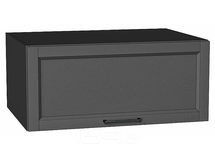 Шкаф верхний горизонтальный глубокий Сканди Stormy Silkwood/Graphite 358*800*576