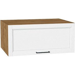 Шкаф верхний горизонтальный глубокий Сканди White Silkwood/Дуб Вотан 358*800*576