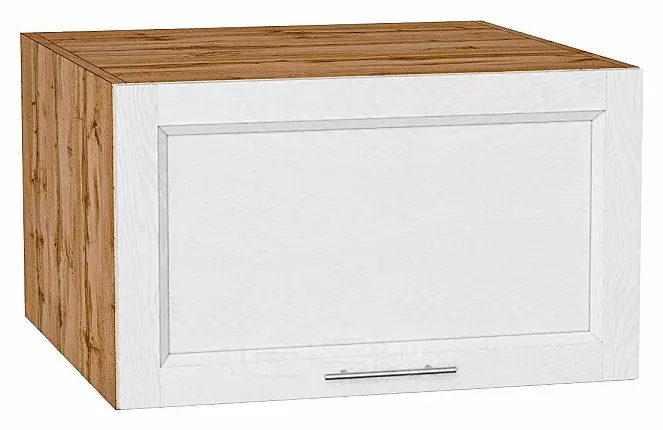 Шкаф верхний горизонтальный глубокий Сканди White Softwood Дуб Вотан 358*600*576