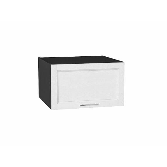 Шкаф верхний горизонтальный глубокий Сканди White Softwood Graphite