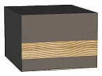 Шкаф верхний горизонтальный глубокий Терра D Смоки Софт Graphite 358*500*574
