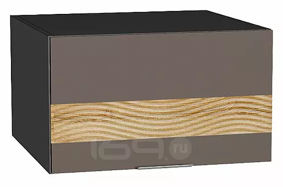 Шкаф верхний горизонтальный глубокий Терра D Смоки Софт Graphite 358*600*574