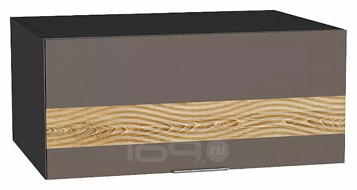 Шкаф верхний горизонтальный глубокий Терра D Смоки Софт Graphite 358*800*574