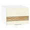 Шкаф верхний горизонтальный глубокий Терра D Ваниль софт Белый 358*500*574