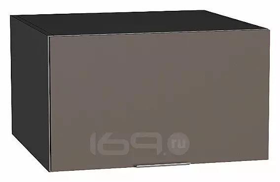 Шкаф верхний горизонтальный глубокий Терра Смоки Софт Graphite 358*600*574