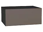 Шкаф верхний горизонтальный глубокий Терра Смоки Софт Graphite 358*800*574