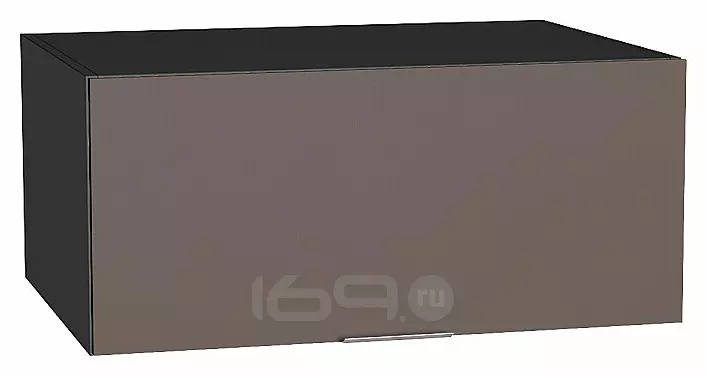 Шкаф верхний горизонтальный глубокий Терра Смоки Софт Graphite 358*800*574