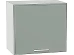 Шкаф верхний горизонтальный Квадро Аквамарин/Белый 460*500*321