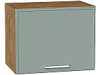 Шкаф верхний горизонтальный Квадро Аквамарин/Дуб Вотан 358*450*321