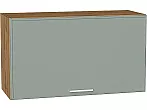 Шкаф верхний горизонтальный Квадро Аквамарин/Дуб Вотан 460*800*321